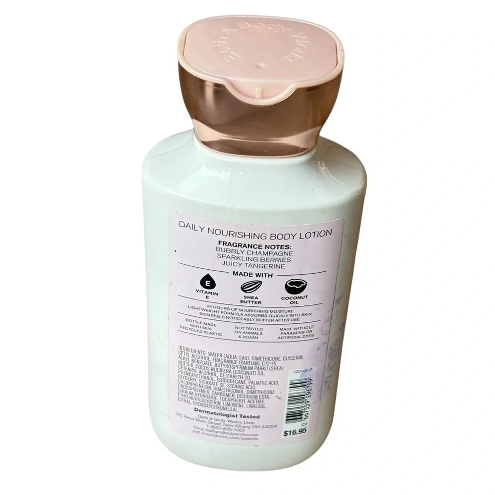Bath & Body Works Champagne Toast Body Lotion 8 oz